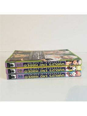 World’s End Harem Fantasia Academy Manga Set Vol 1–3 Mature Content